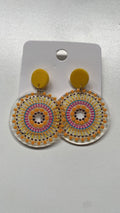 Colourful Dot Style Earrings