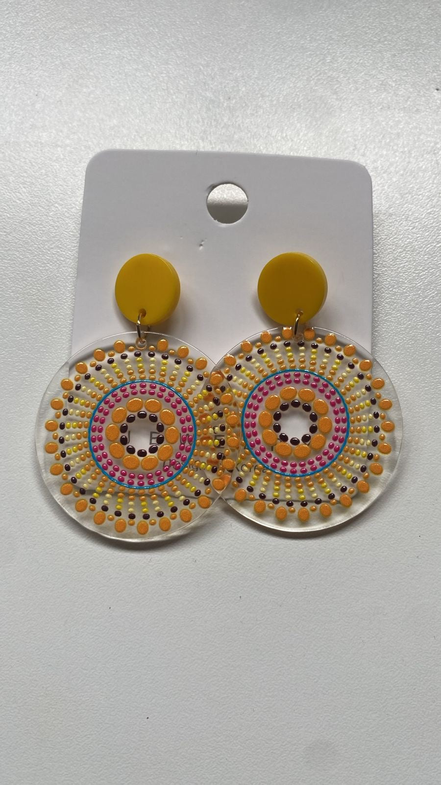 Colourful Dot Style Earrings