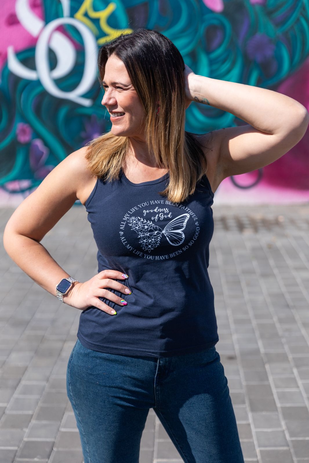 Goodness of God – Racerback Tank Top