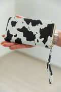 Black and White Cow Print Purse