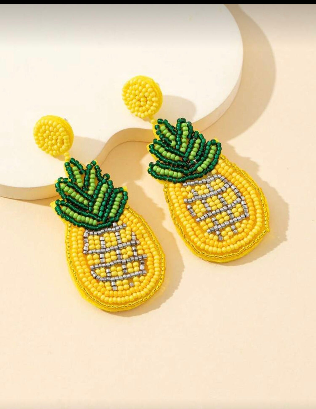 Beaded-Statement-Pineapple-Earrings-front