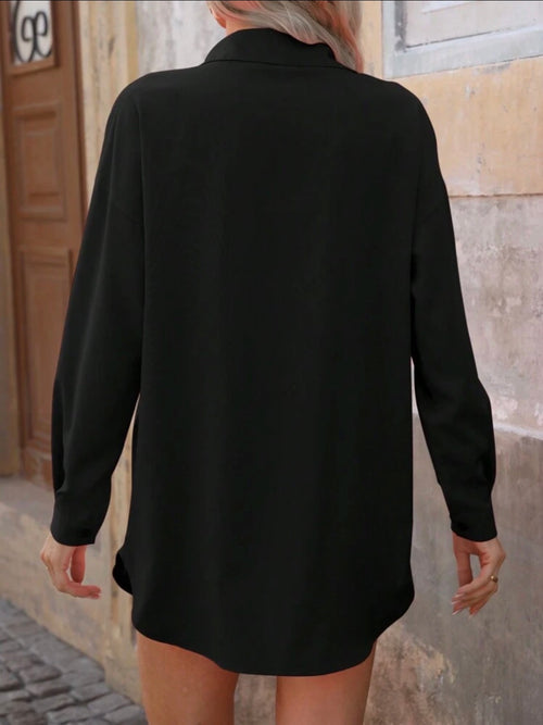 Black-Button-Up-Oversized-Blouse-back