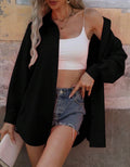 Black-Button-Up-Oversized-Blouse-front