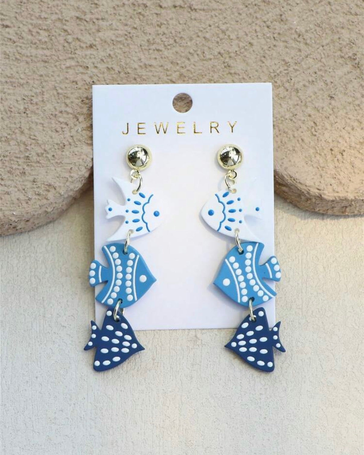 Blue-Fish-Ocean-Friends-Statement-Earrings-front-set