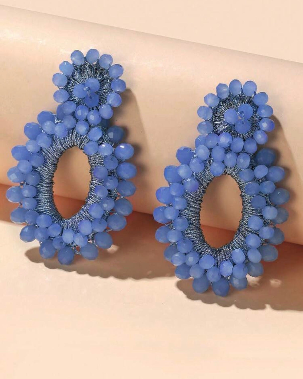 Blue-Handmade-Crystal-Sparkle-Statement-Earrings-front