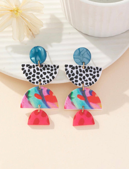Blue-Pink-Multi-Bright-Light-Earrings-front