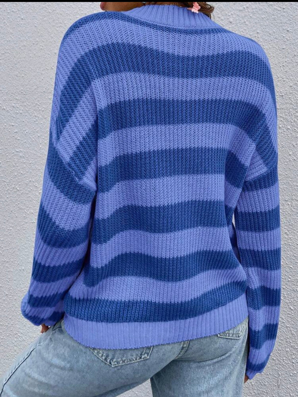 Blue-Stripe-Drop-Shoulder-Knit-Jersey-back