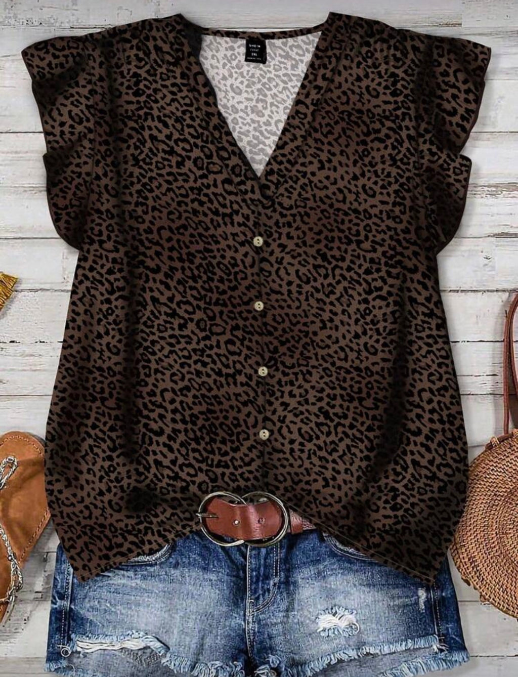 Brown-black-leopard-print-blouse-front-lifestyle