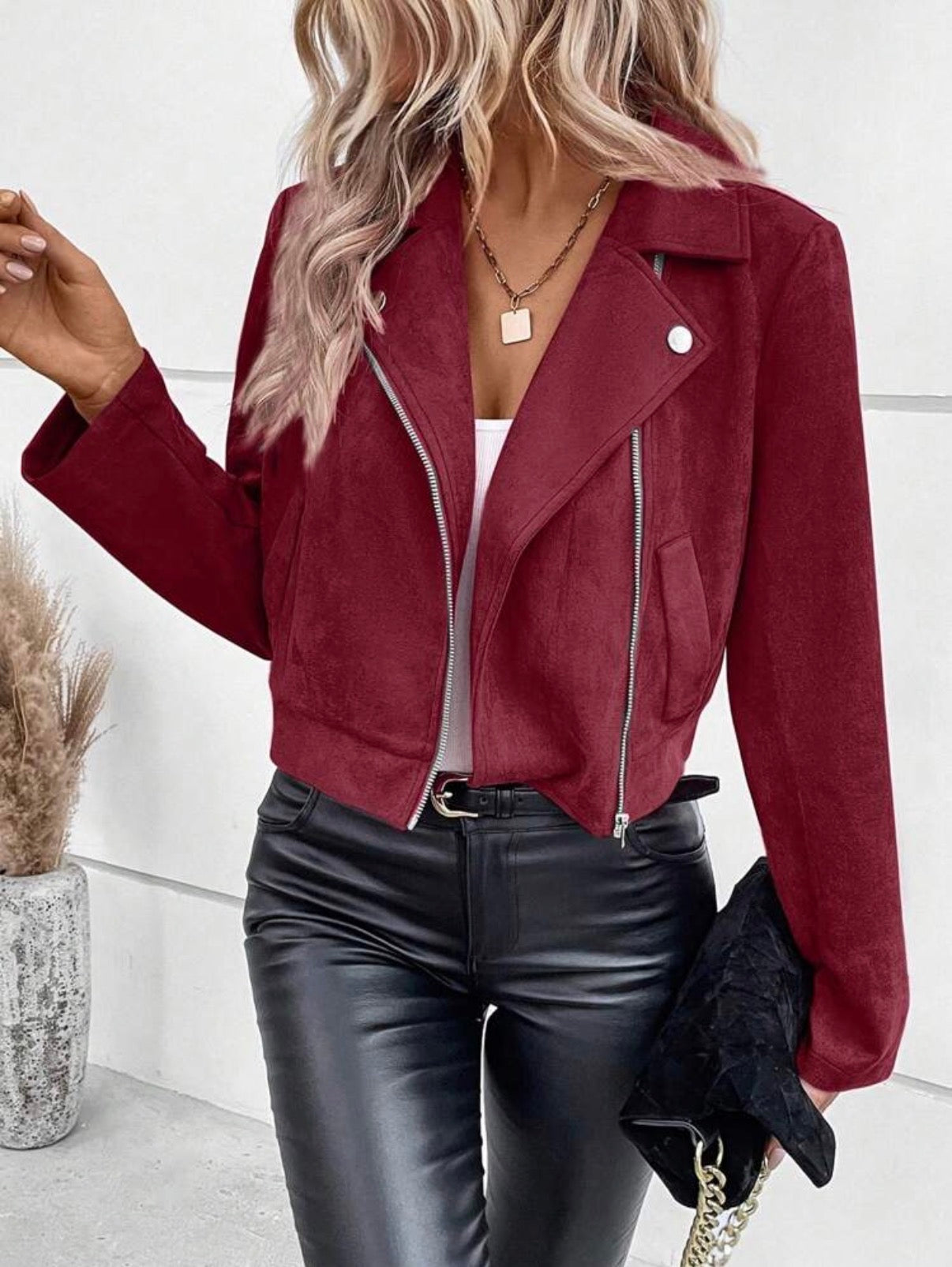 Burgundy-Suede-Biker-Jacket-side