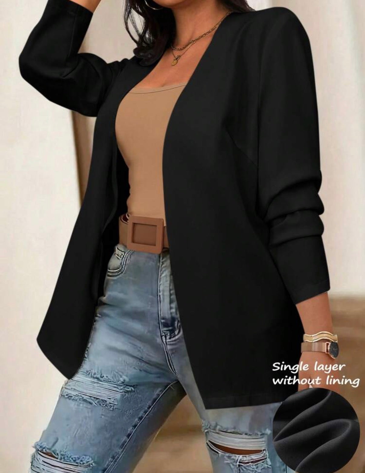 CURVE-Classic-Black-Relaxed-Blazer-side