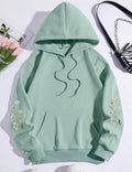 CURVE-Light-Green-Botanical-Floral-Hoodie-front
