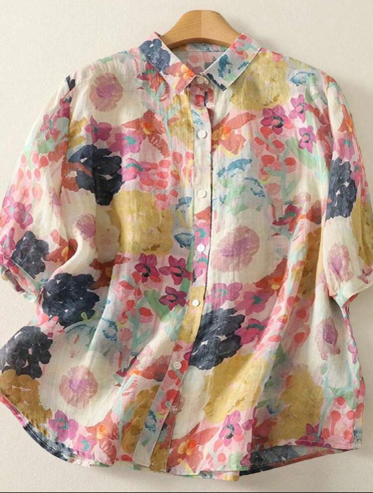 CURVE-Multi-Water-colour-Floral-Shirt-front