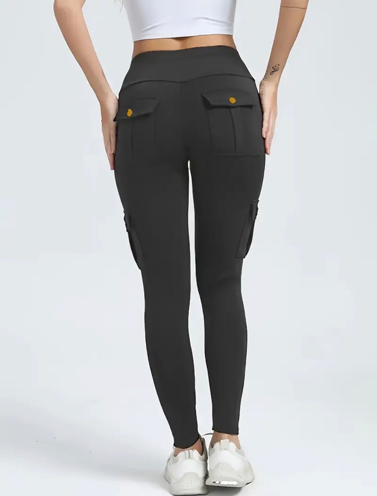 CURVE-Pocketed-Tummy-Control-Leggings-back-black