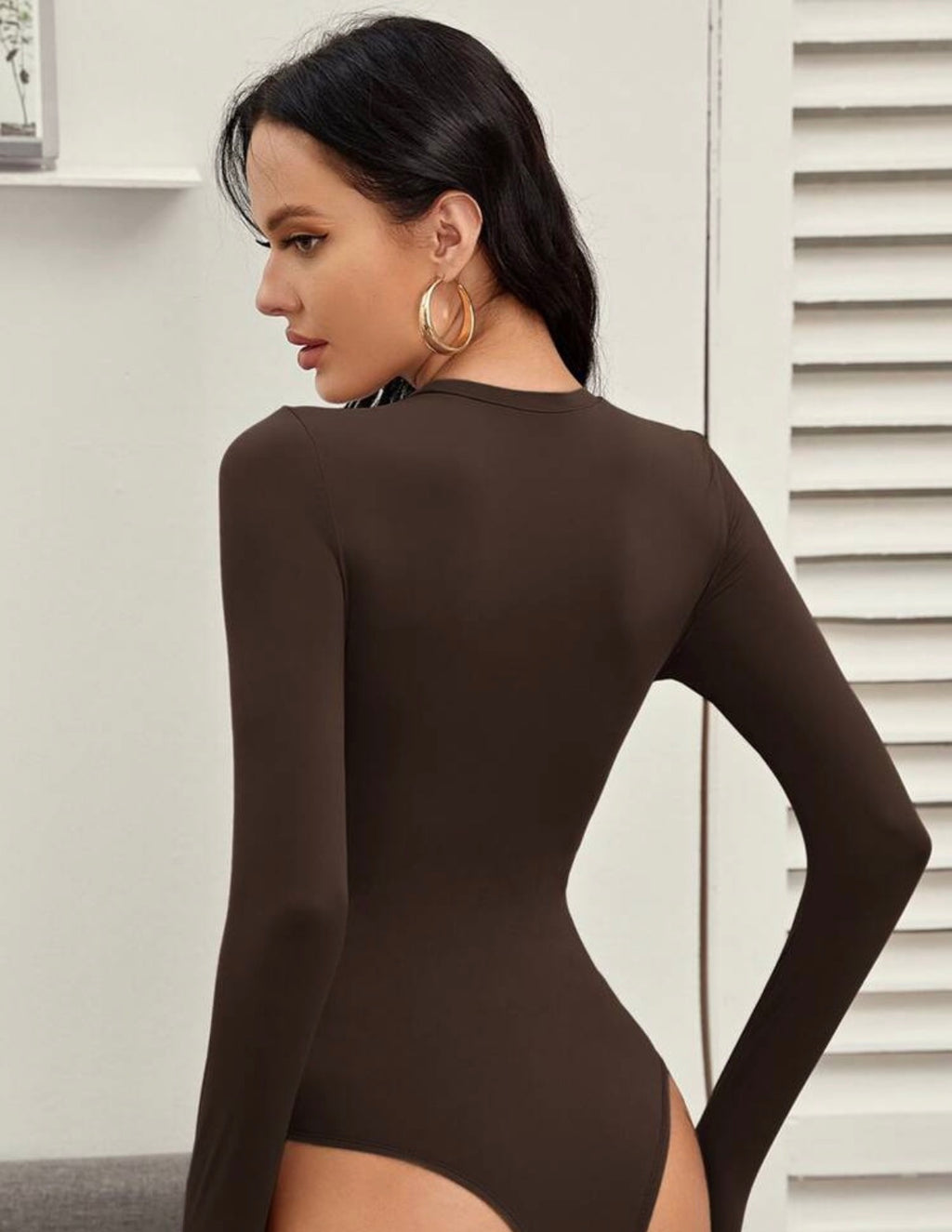 Chocolate-Brown-Contour-Luxe-Bodysuit-back