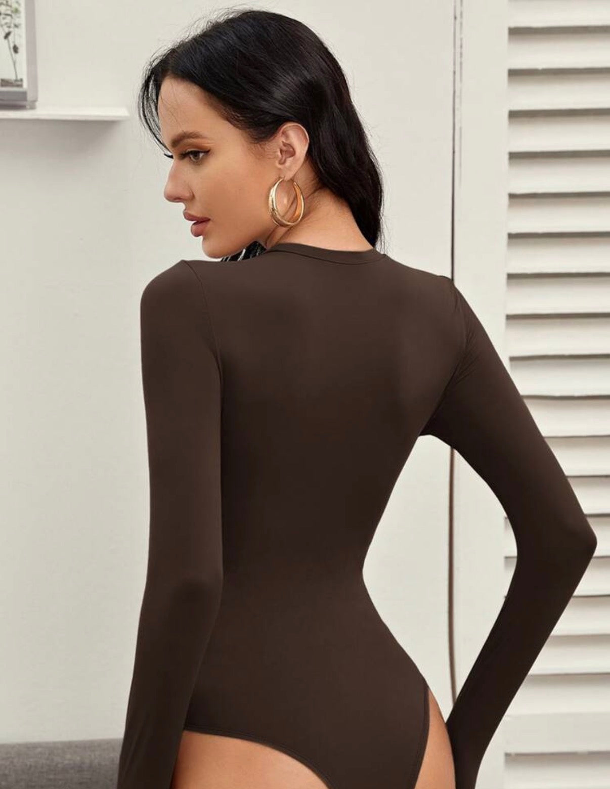 Chocolate-Brown-Contour-Luxe-Bodysuit-back