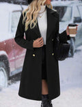 Classic-MUST-Have-Black-Structured-Double-Breasted-Coat-front