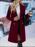 Classic-MUST-Have-Burgundy-Structured-Double-Breasted-Coat-front