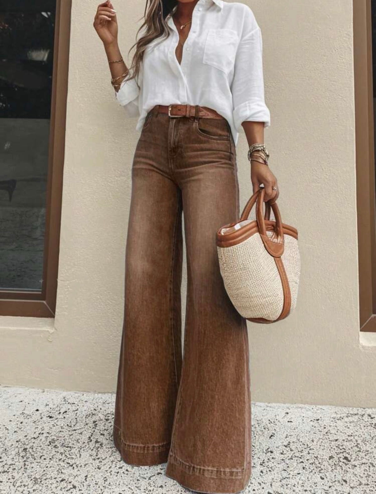 Classic-Wide-Leg-Denim-Mocha-side