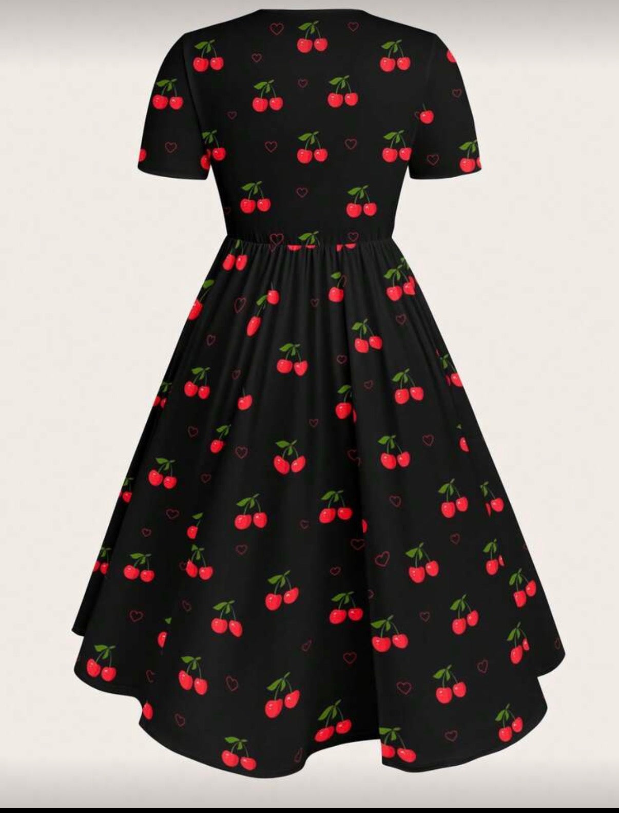 Curve-Cherry-Print-Tshirt-Feel-Dress-back
