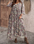 Curve-Khaki-Boho-Paisley-Maxi-Dress-front