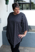 Curve-Polka-Dot-Asymmetrical-Tunic-front