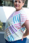 Curve-Rainbow-Brushstroke-tshirt-side