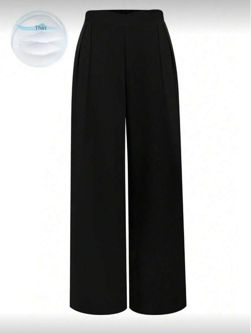 Curve-TALL-Black-straight-cut-pants-front