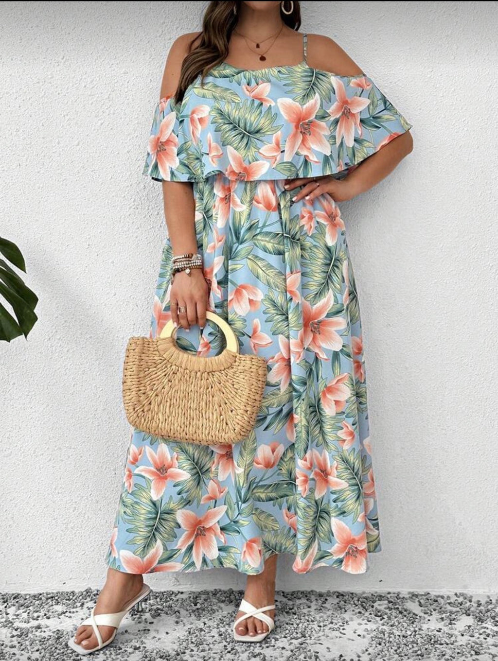 Curve-Topical-Ruffle-Maxi-Dress-front