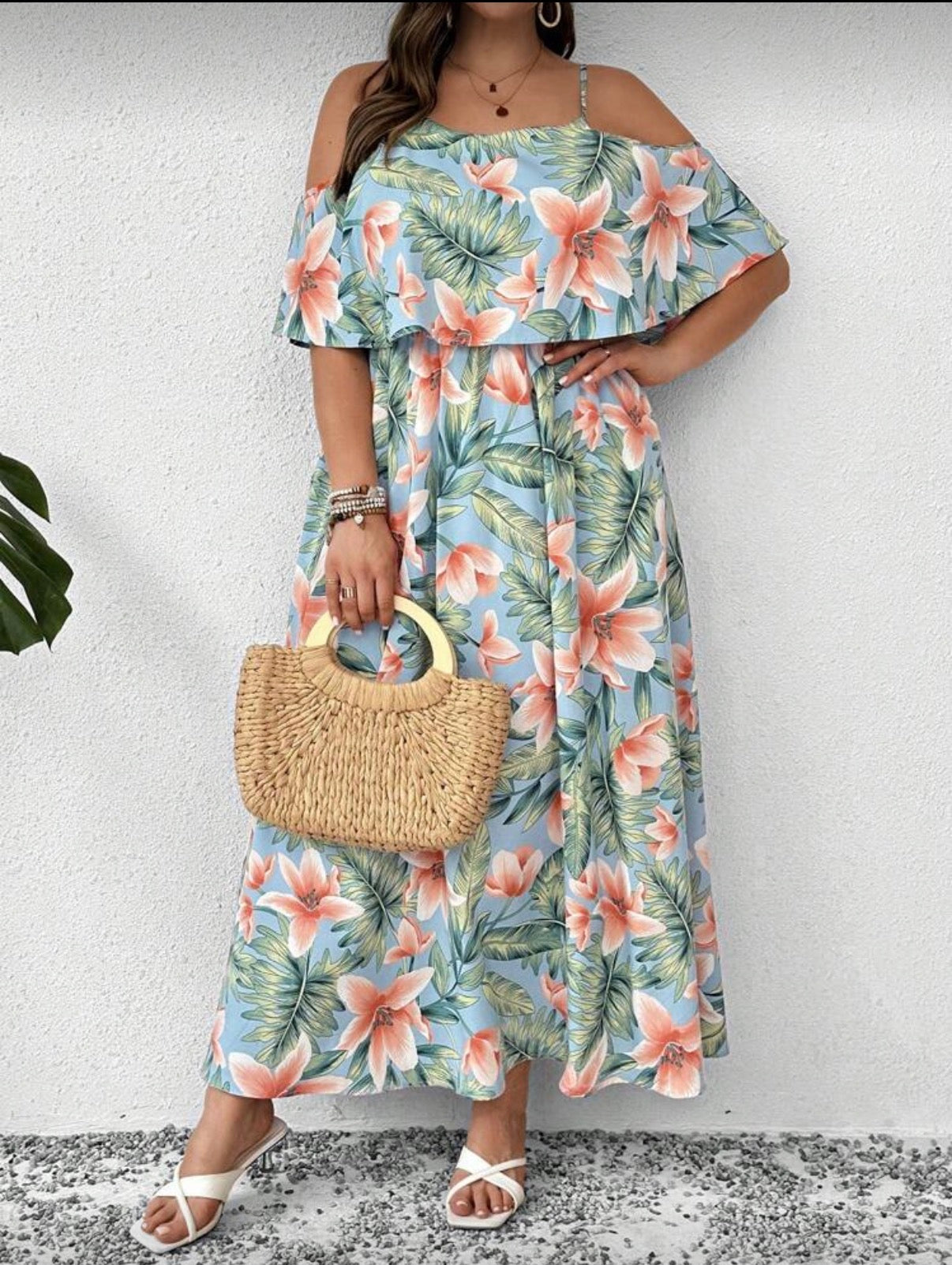 Curve-Topical-Ruffle-Maxi-Dress-front
