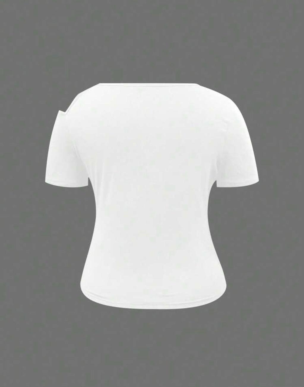 Curve-White-Cut-Out-One-Shoulder-T-shirt-back