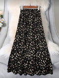 Curve -black-babies-breath-maxi-Skirt-lifestyle-front