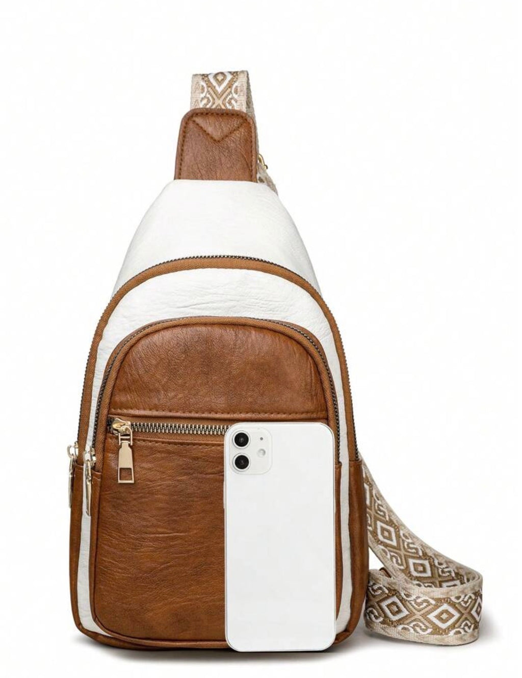Everyday-Beige-Brown-Sling-Crossbody-Bag-front