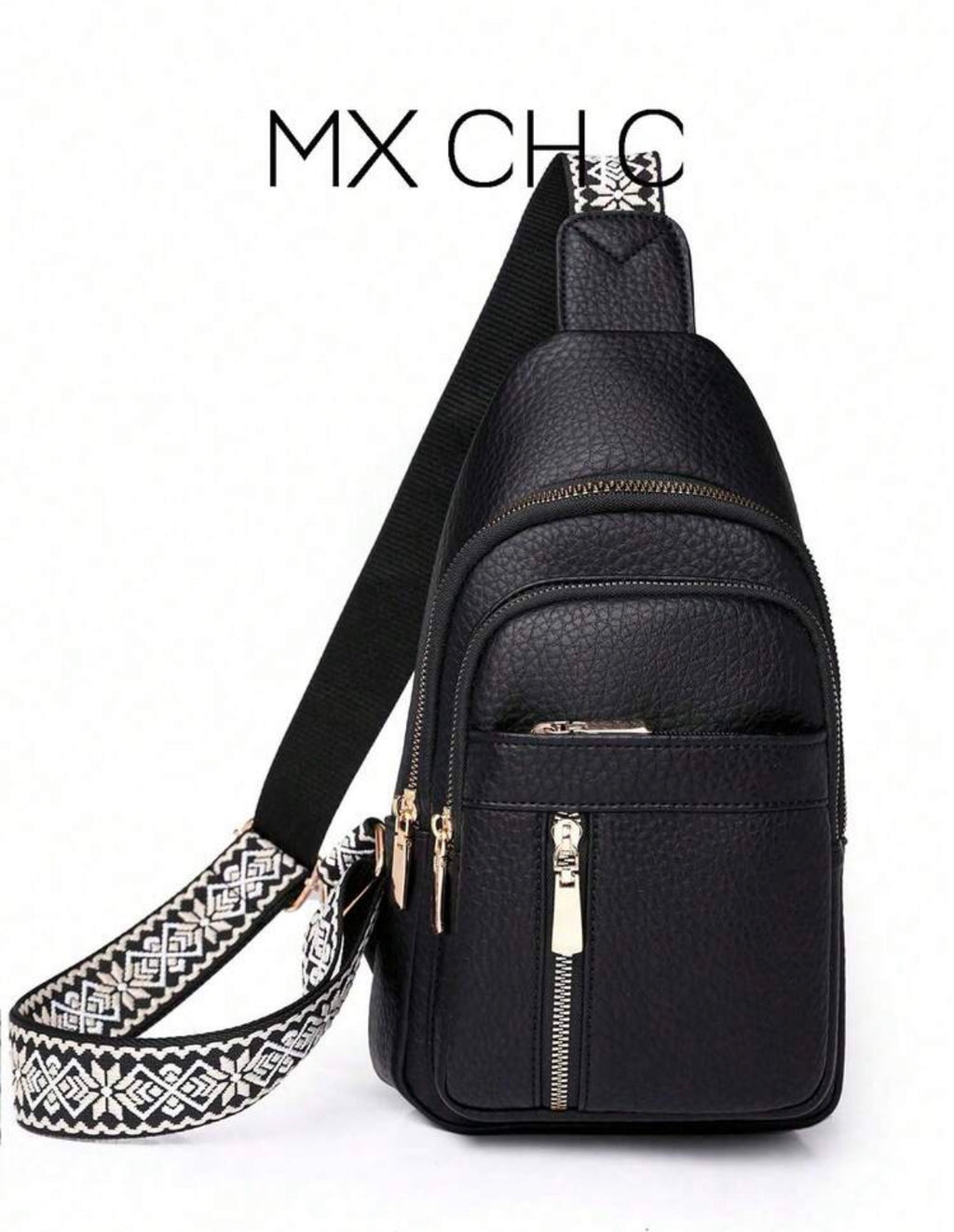 Everyday-Black-Sling-Crossbody-Bag-front