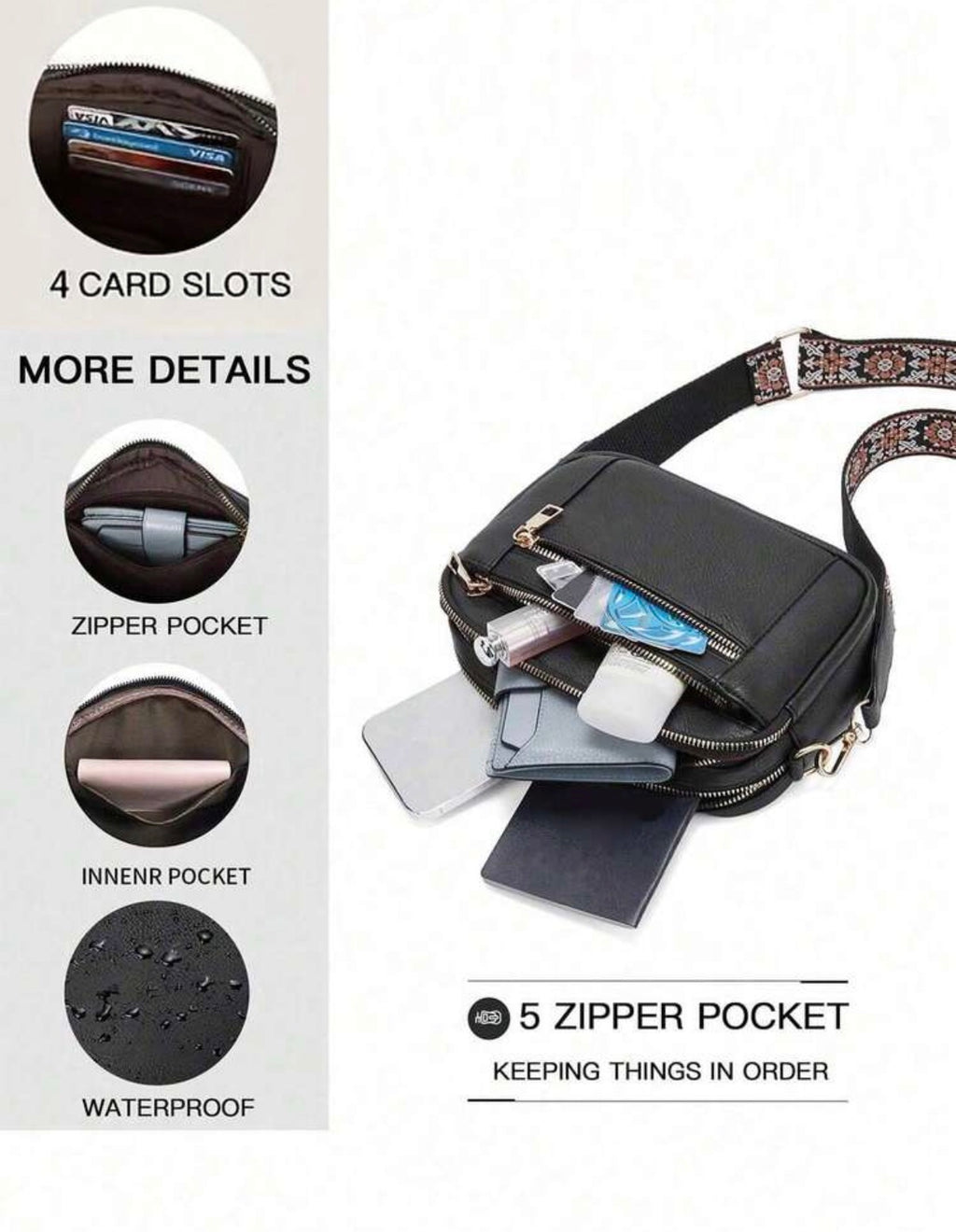 Everyday-Brown-Multi-Pocket-Crossbody-Bag-back