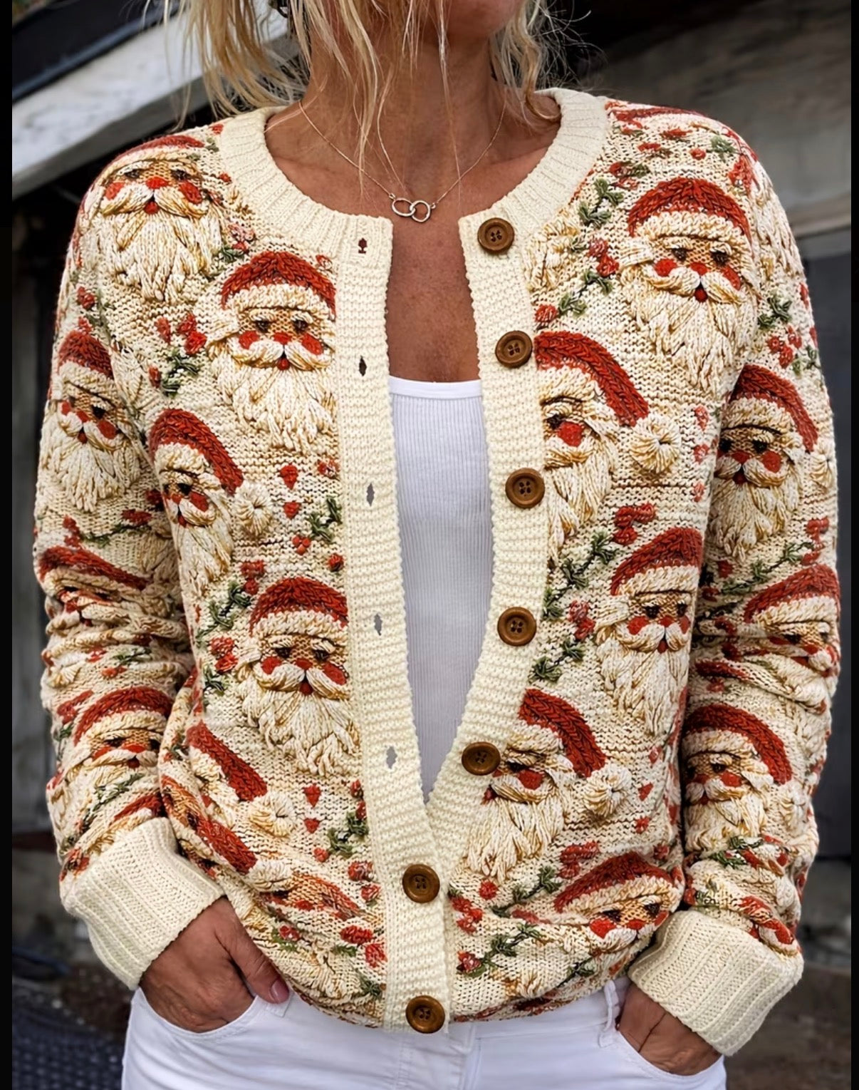 Festive-Must-Have-Santa-Knit-Cardigan-front
