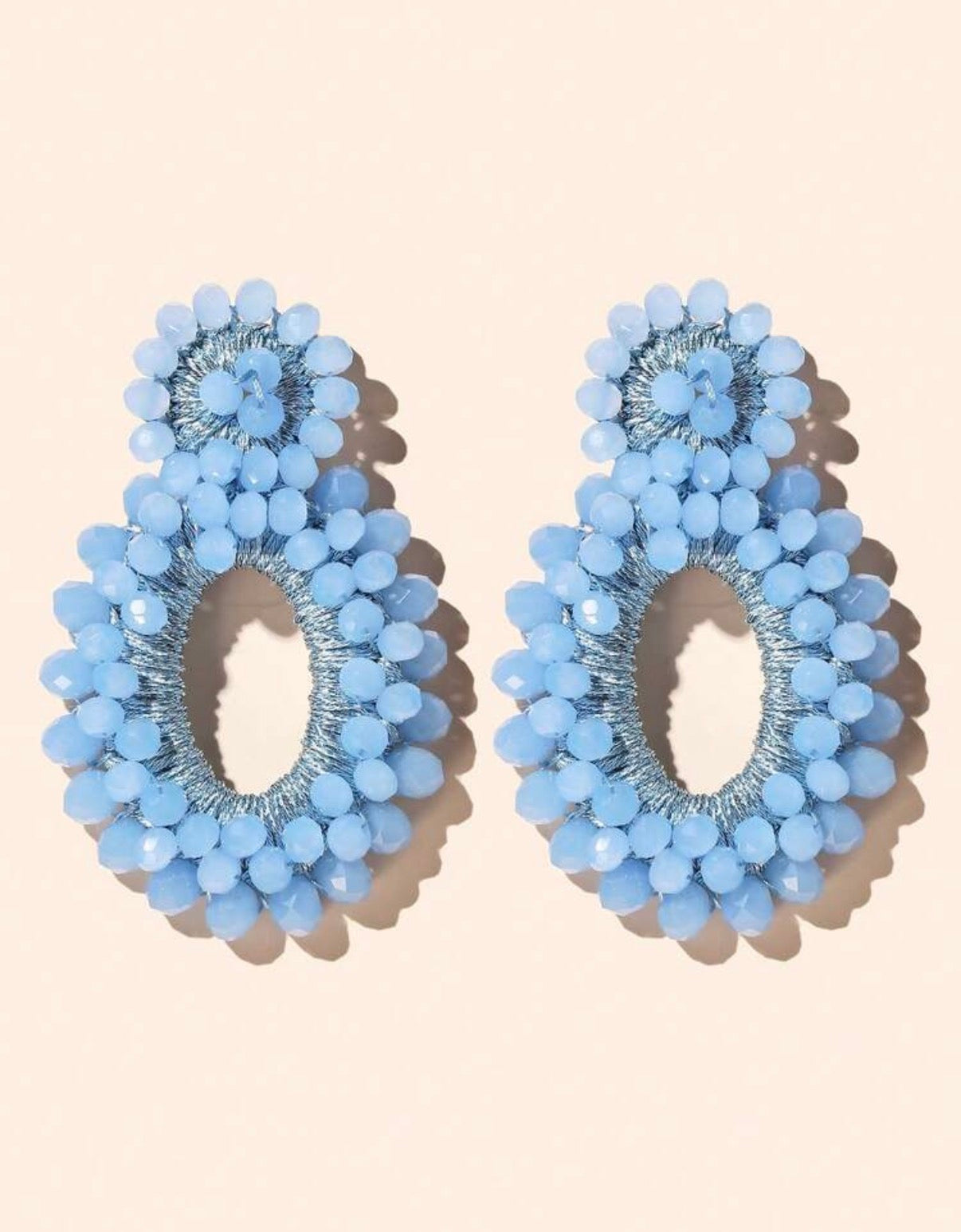 Light-Blue-Handmade-Crystal-Sparkle-Statement-Earrings-front