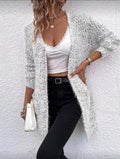 Light-Grey-Textured-Knit-Cardigan-front