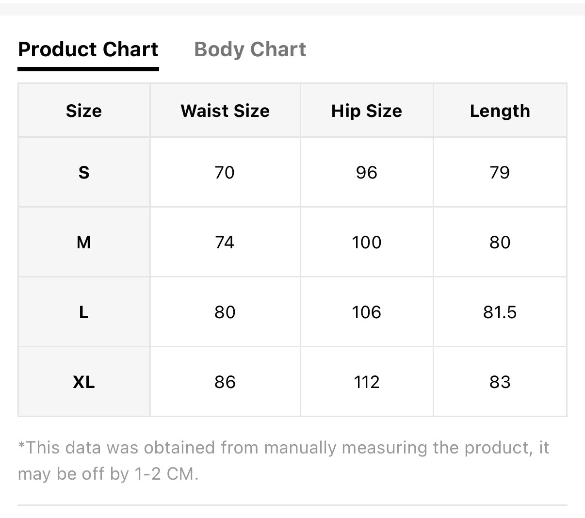 Neutral-Black-Midnight-Safari-Wrap-Midi-Skirt-sizing-chart
