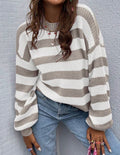 Neutral-Stripe-Drop-Shoulder-Knit-Jersey-front