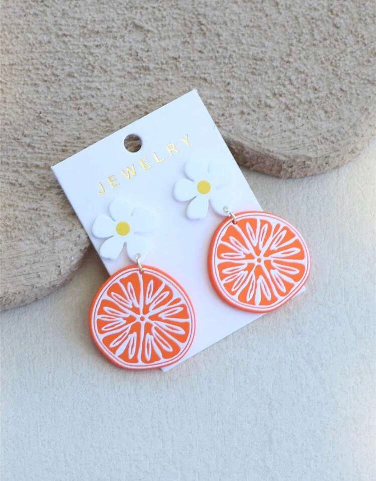 Orange-Citrus-Bloom-Statement-Earrings-front