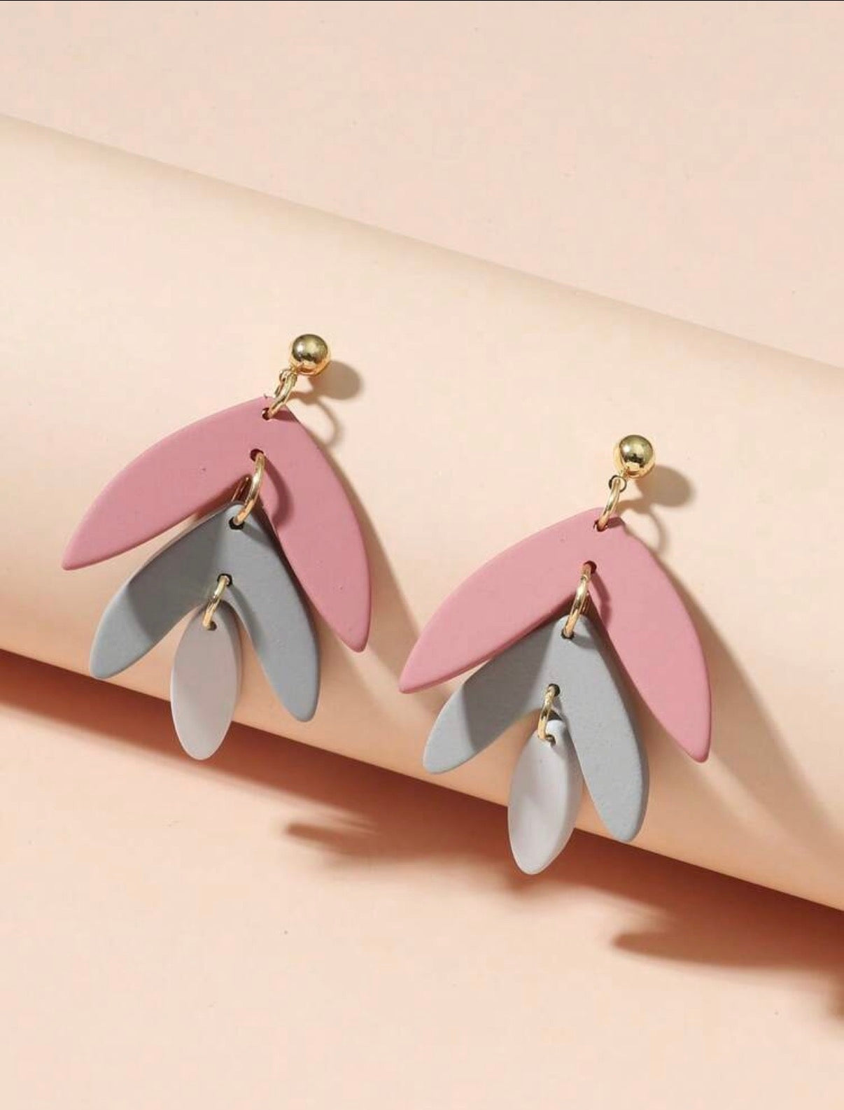 Pink-Blue-Pastel-Layered-Earrings-front