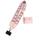 Pink-Cell-Phone-Lanyard-Wallet-front