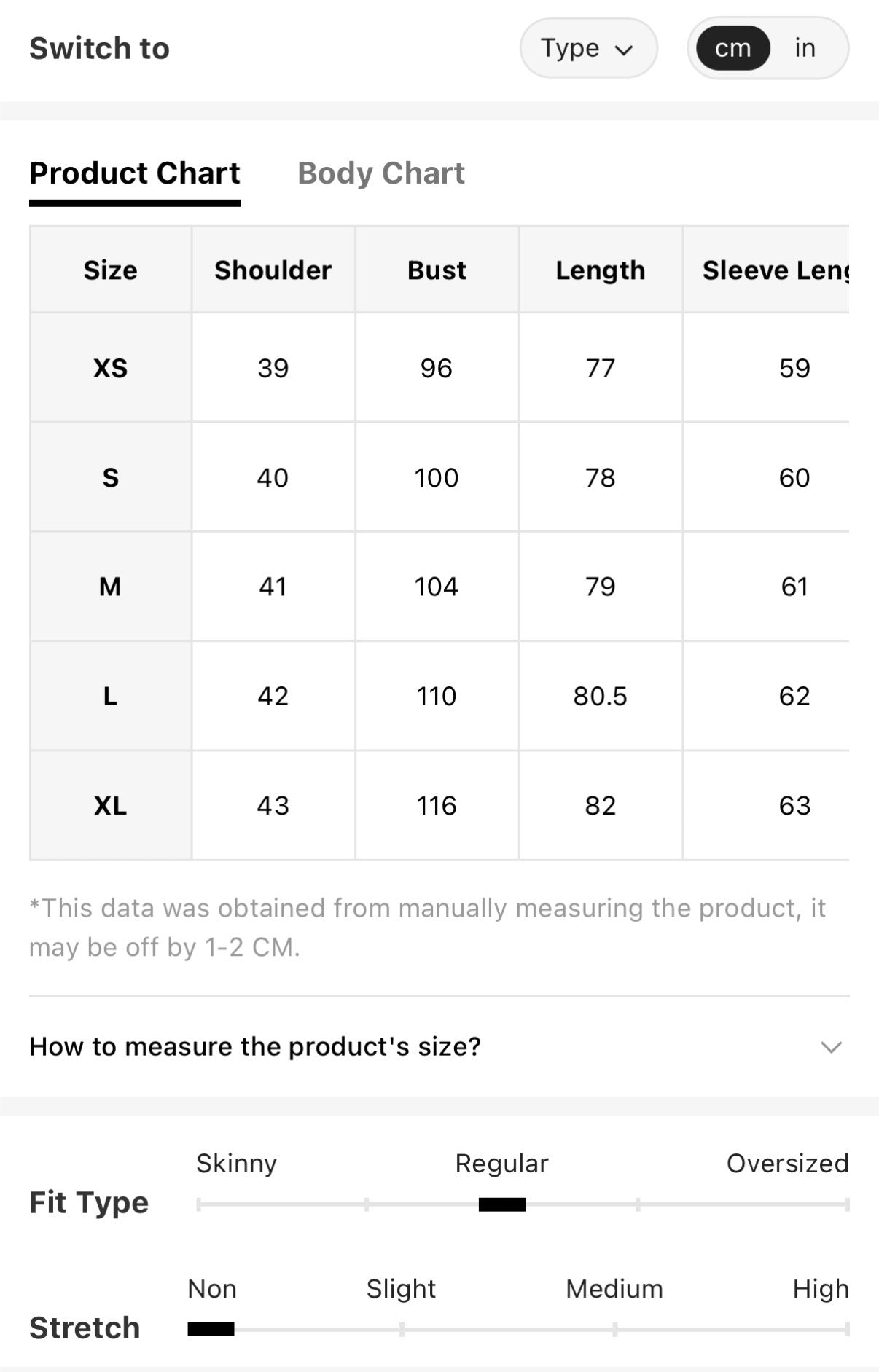 Pink-White-Stripe-Statement-sizing-chart