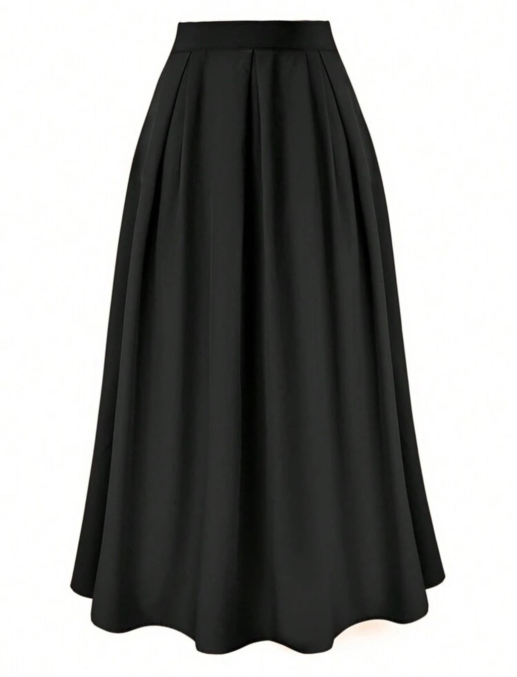 Pocketed-Black-Maxi-Skirt-back