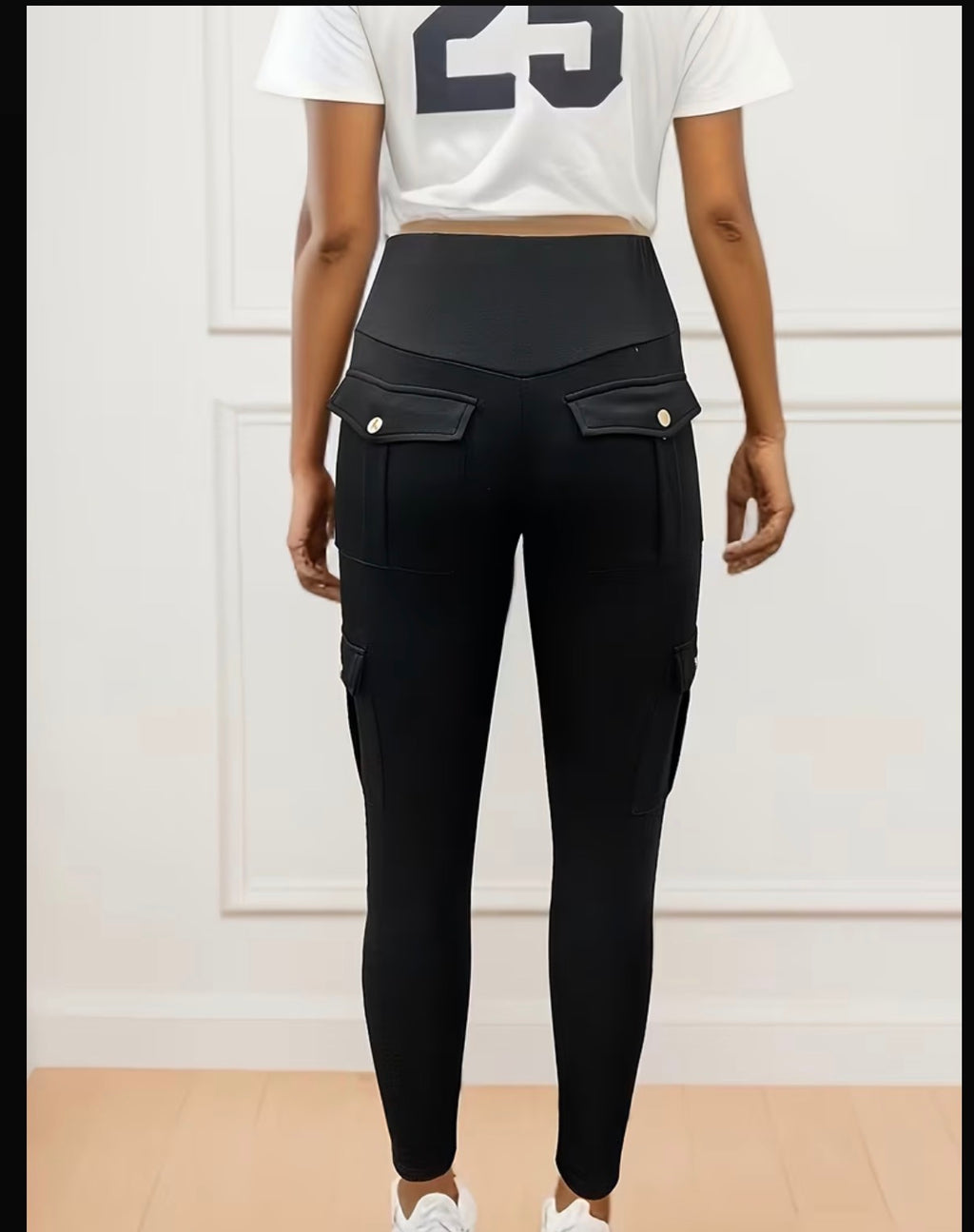 Pocketed-Cargo-Leggings-back-black