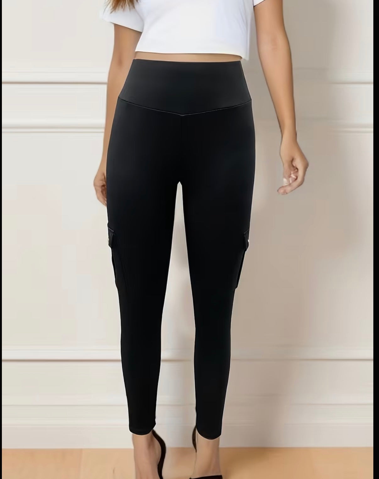 Pocketed-Cargo-Leggings-front-black