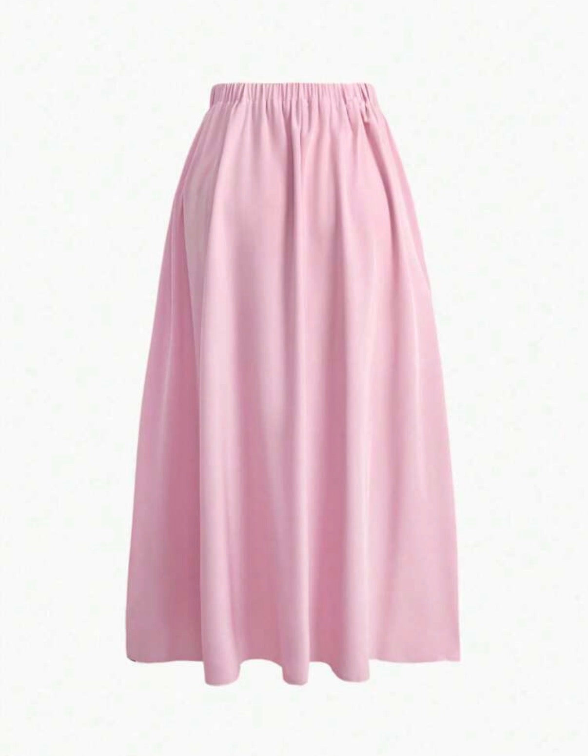 Pocketed-Powder-Pink-Maxi-Skirt-back
