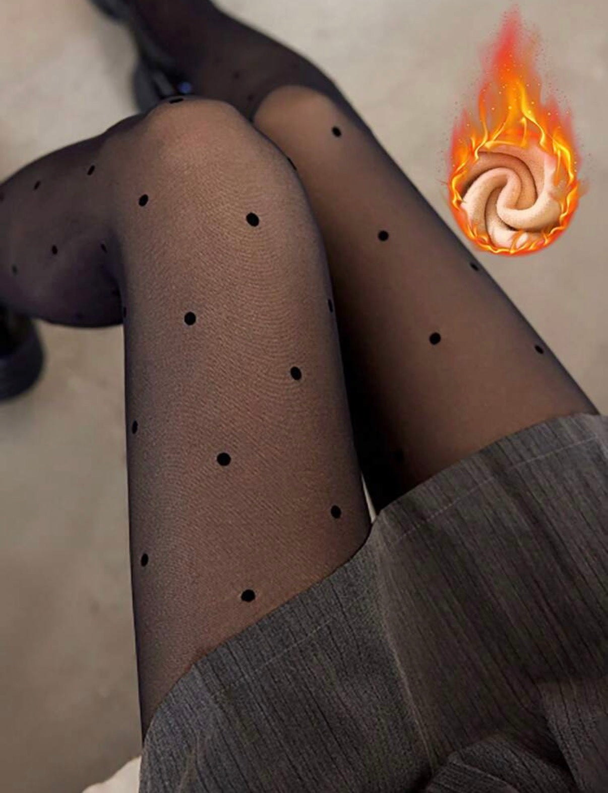 Polka-Dot-Viral-Skin-Look-Thermal-Stockings-front