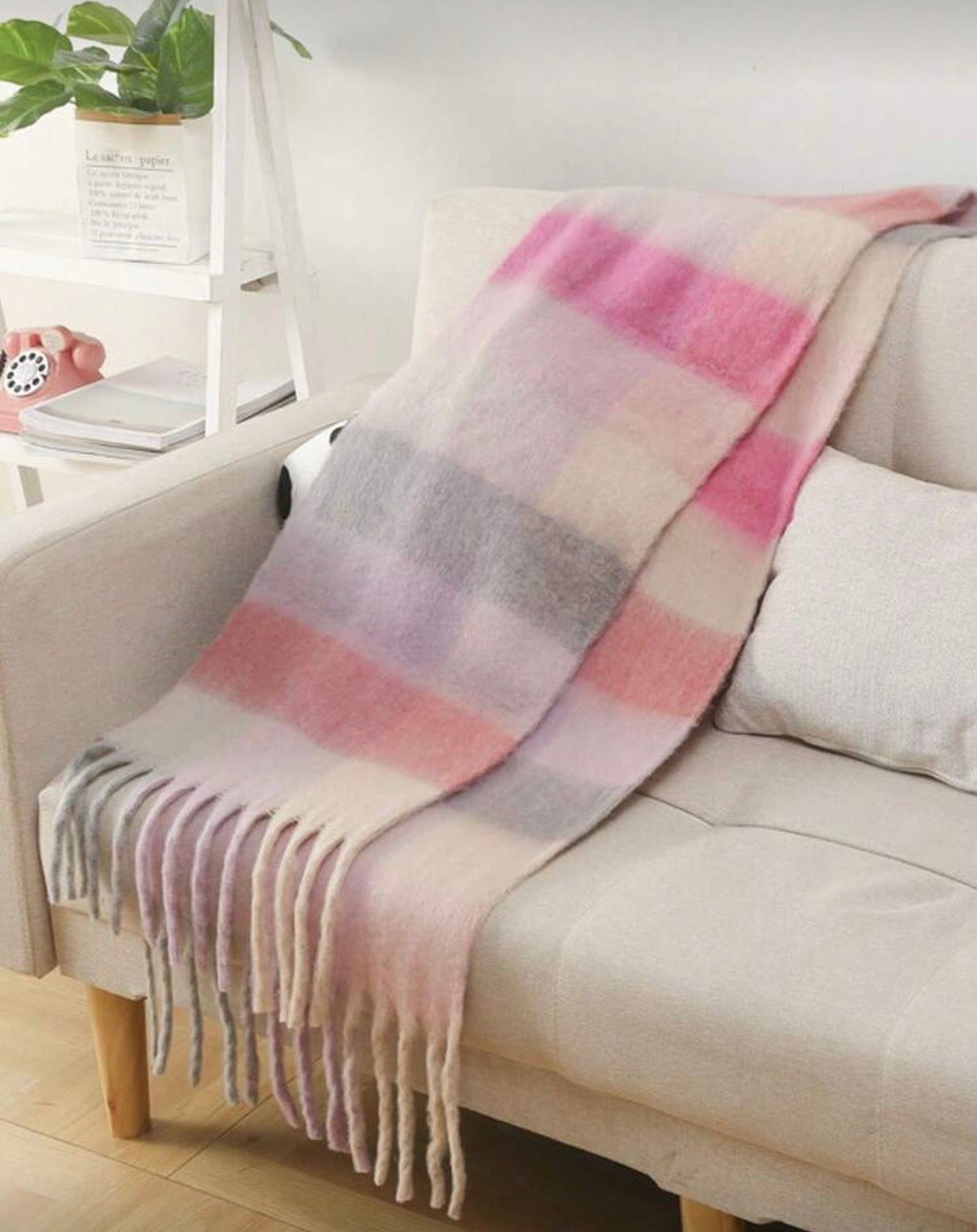 Soft-Plaid-Winter-Scarf–Multi-30cm-x-200cm-length