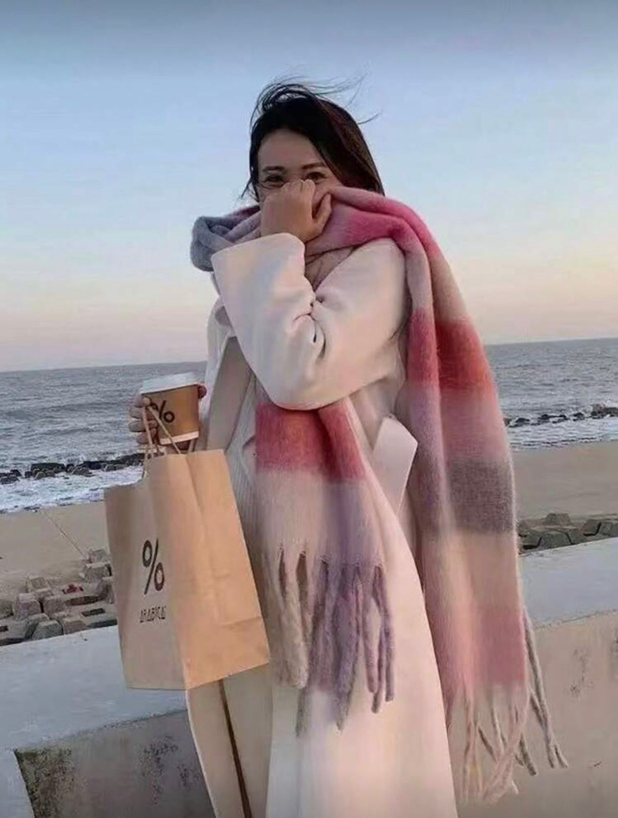Soft-Plaid-Winter-Scarf–Multi-30cm-x-200cm